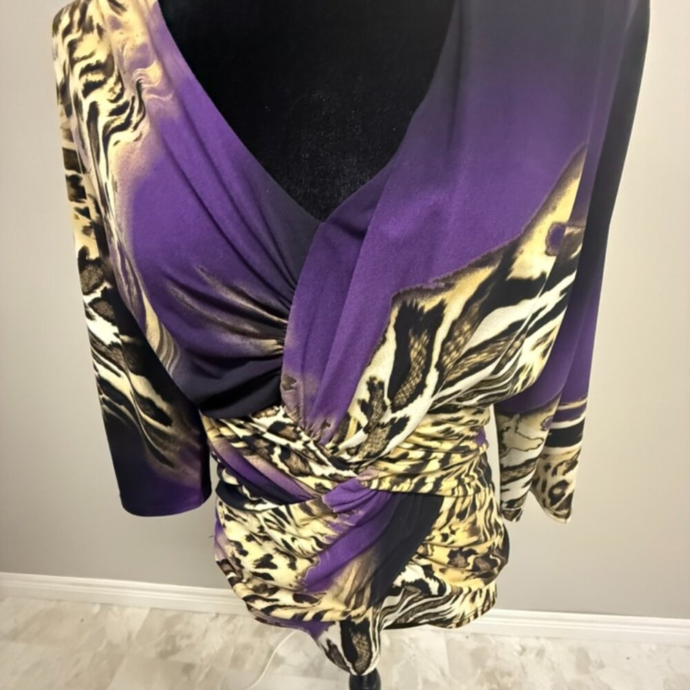Frank Lyman Wrap Blouse